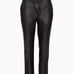 Baboon Belted Tie-front Vegan Leather pants