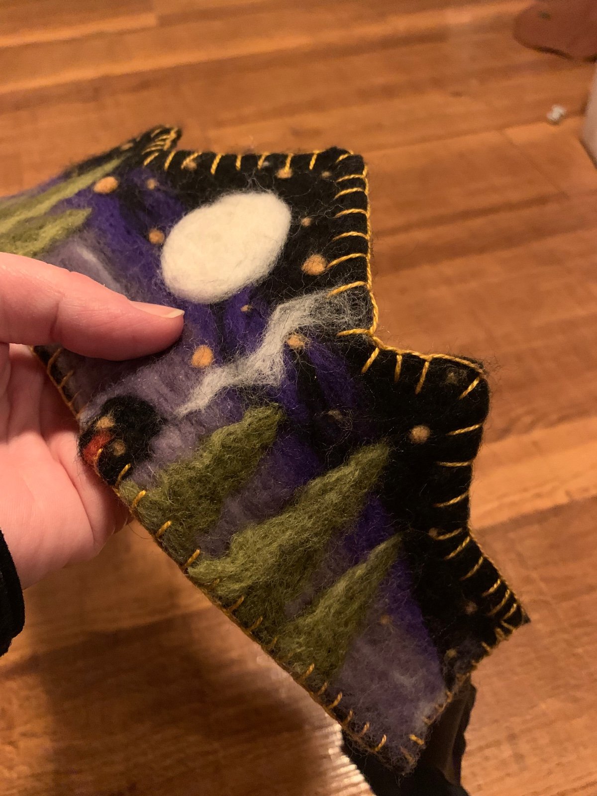 Wool Felted Crown