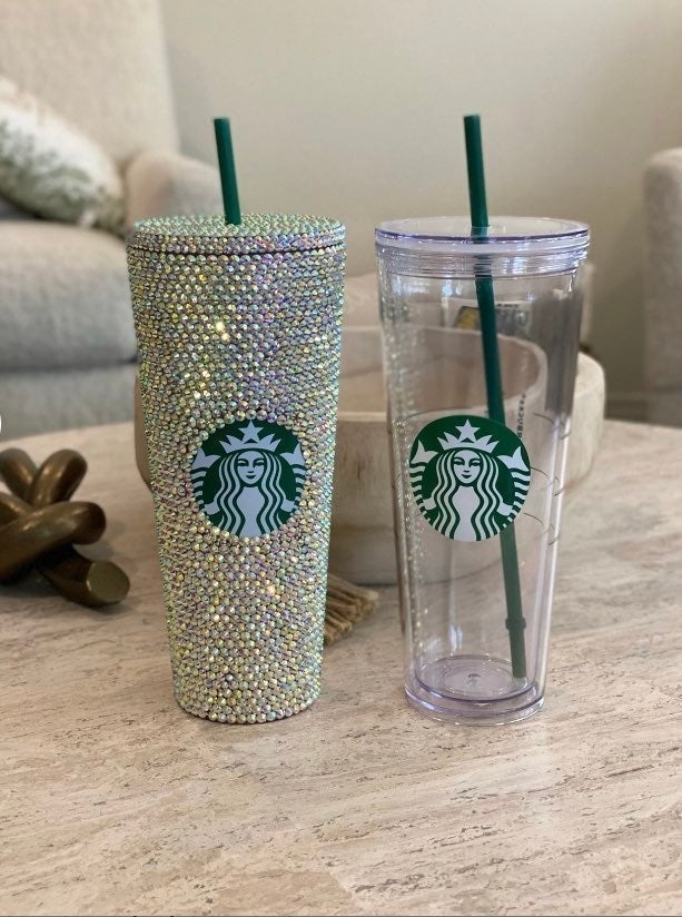 Starbucks bedazzled Blinged out Tumbler Venti