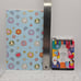 BT21 Stationery 2pc Bundle (Uni-Ball Pen Set, Blue Flower Notebook) - Authentic