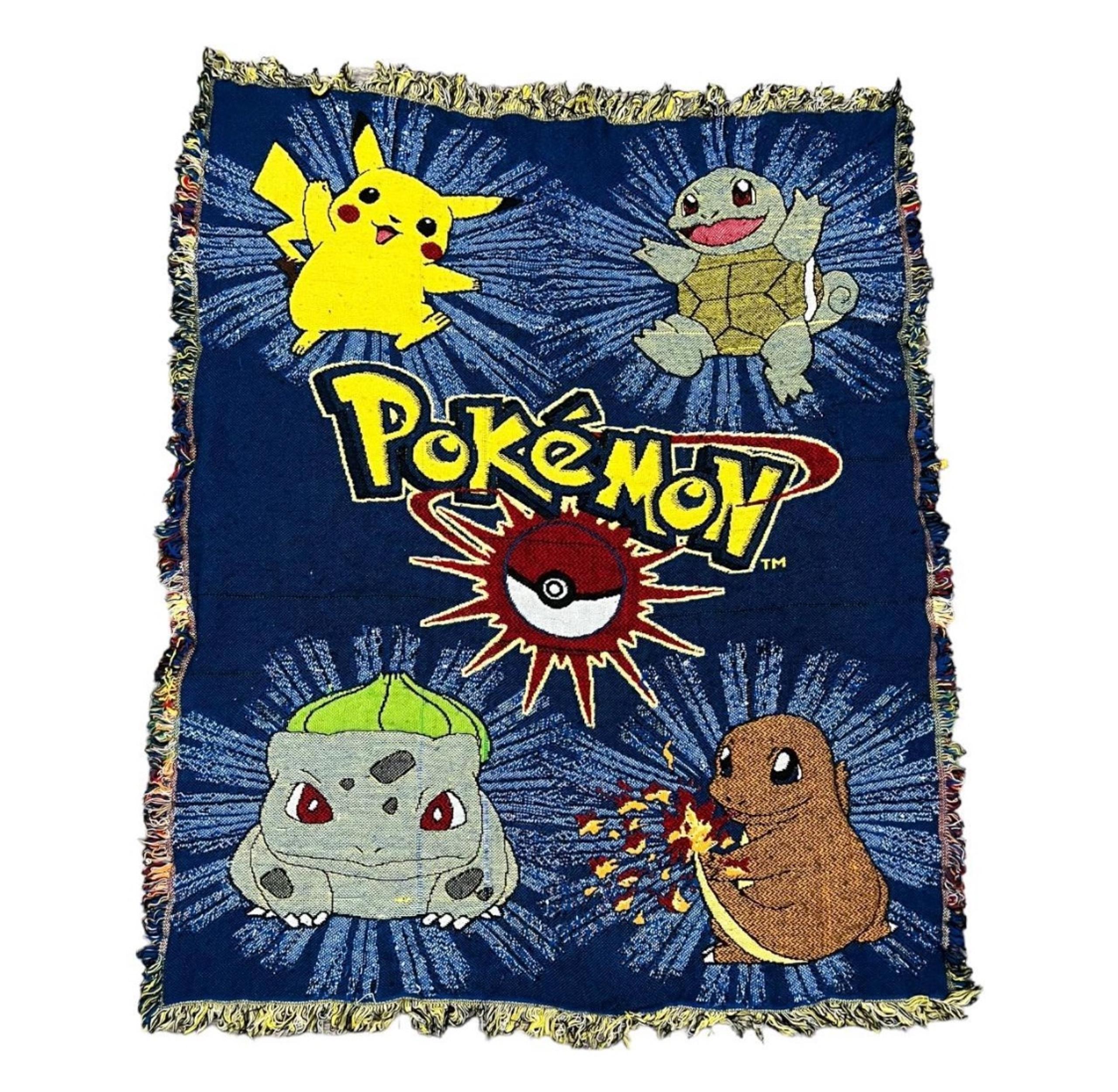 Vintage Pokémon Fleece Blanet