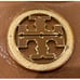 Tory Burch Brown Leather Zip Around Wallet