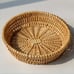 Home kitchen tabletop toy woven storage basket egg compote