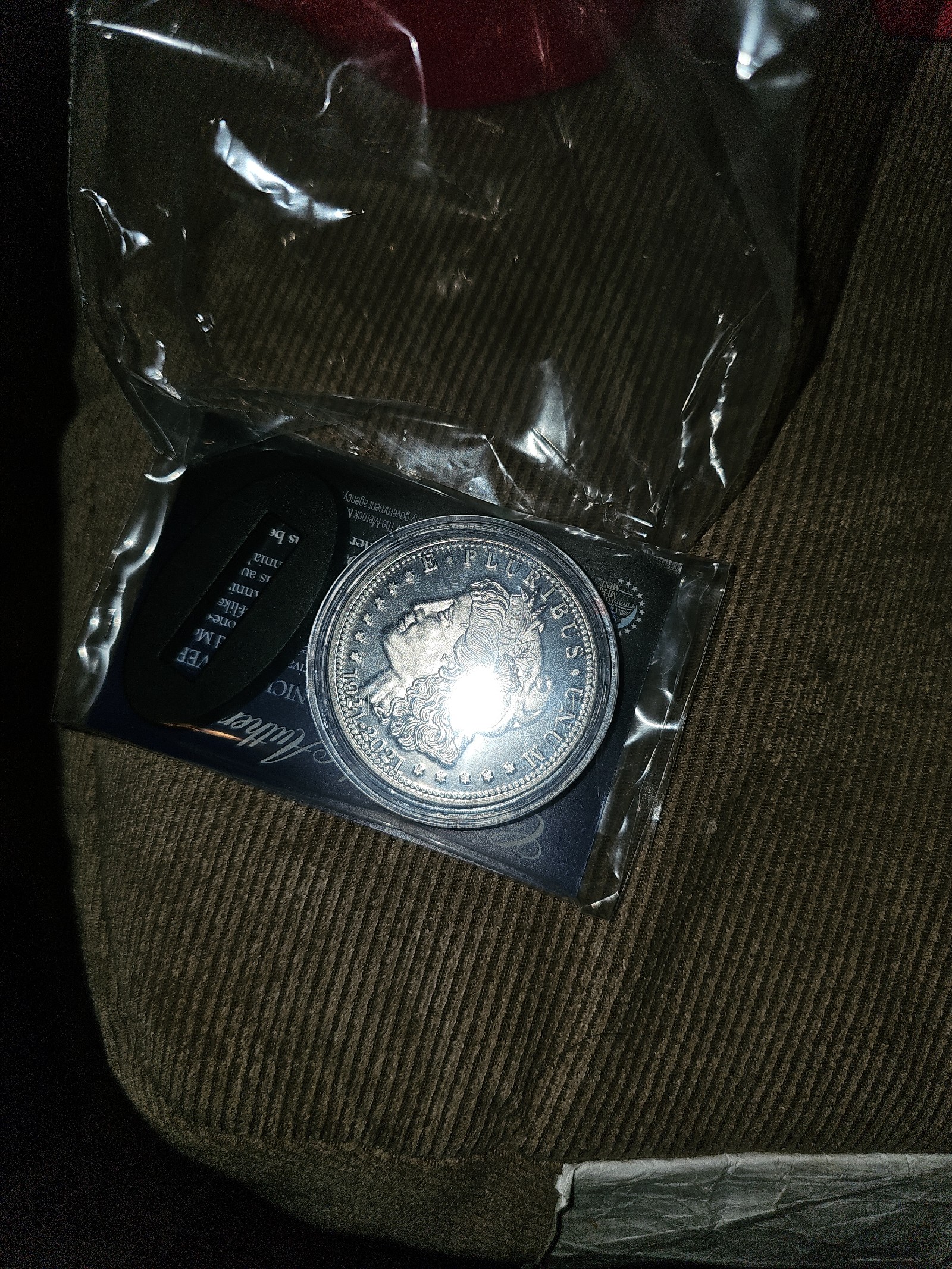 100th anniversary last Morgan silver dollar 1921-2021