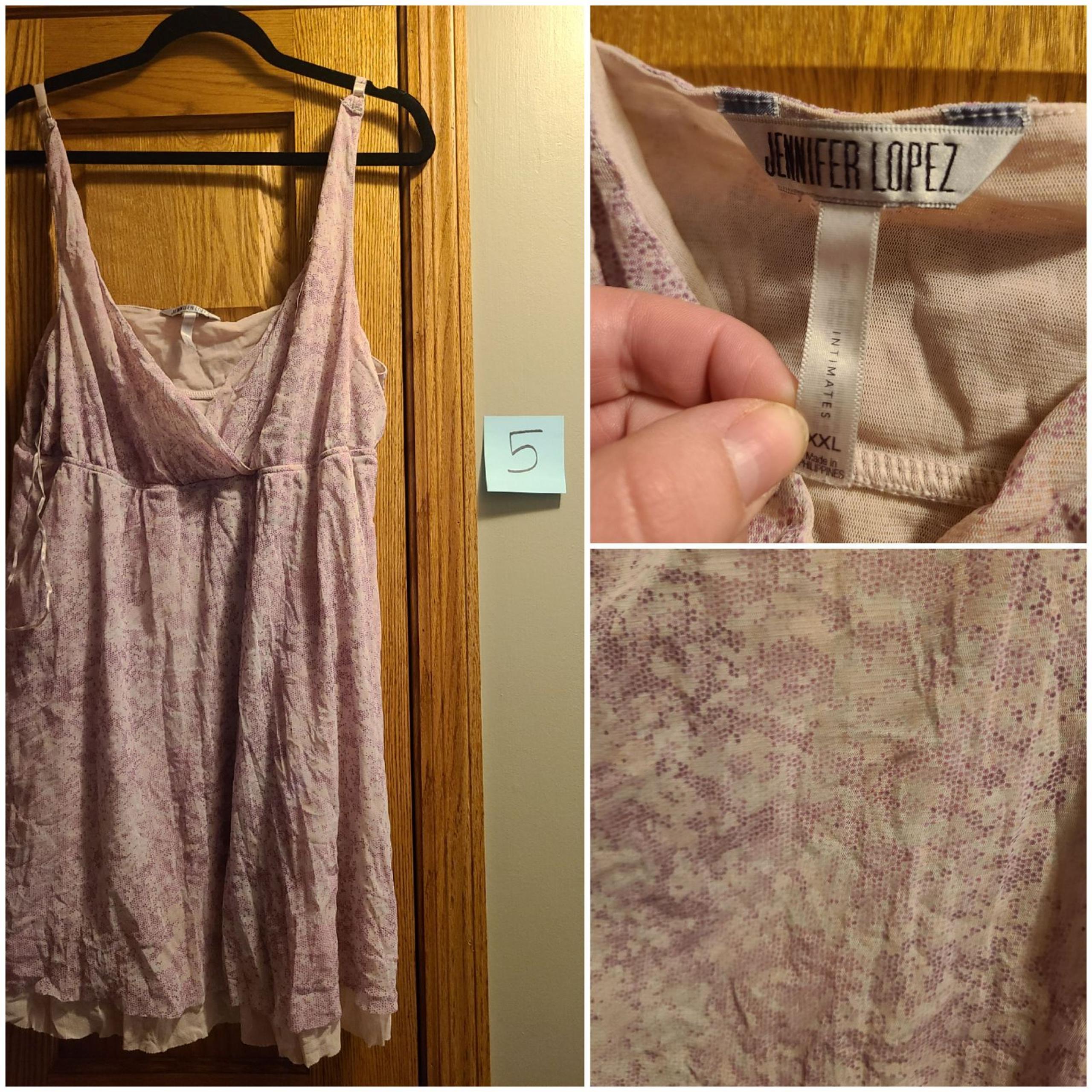 JLo intimate tank top XXL