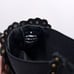 NWT Free People Atlas Puffer Chelsea Boot 38 / 8 Black Studded Scallop Leather