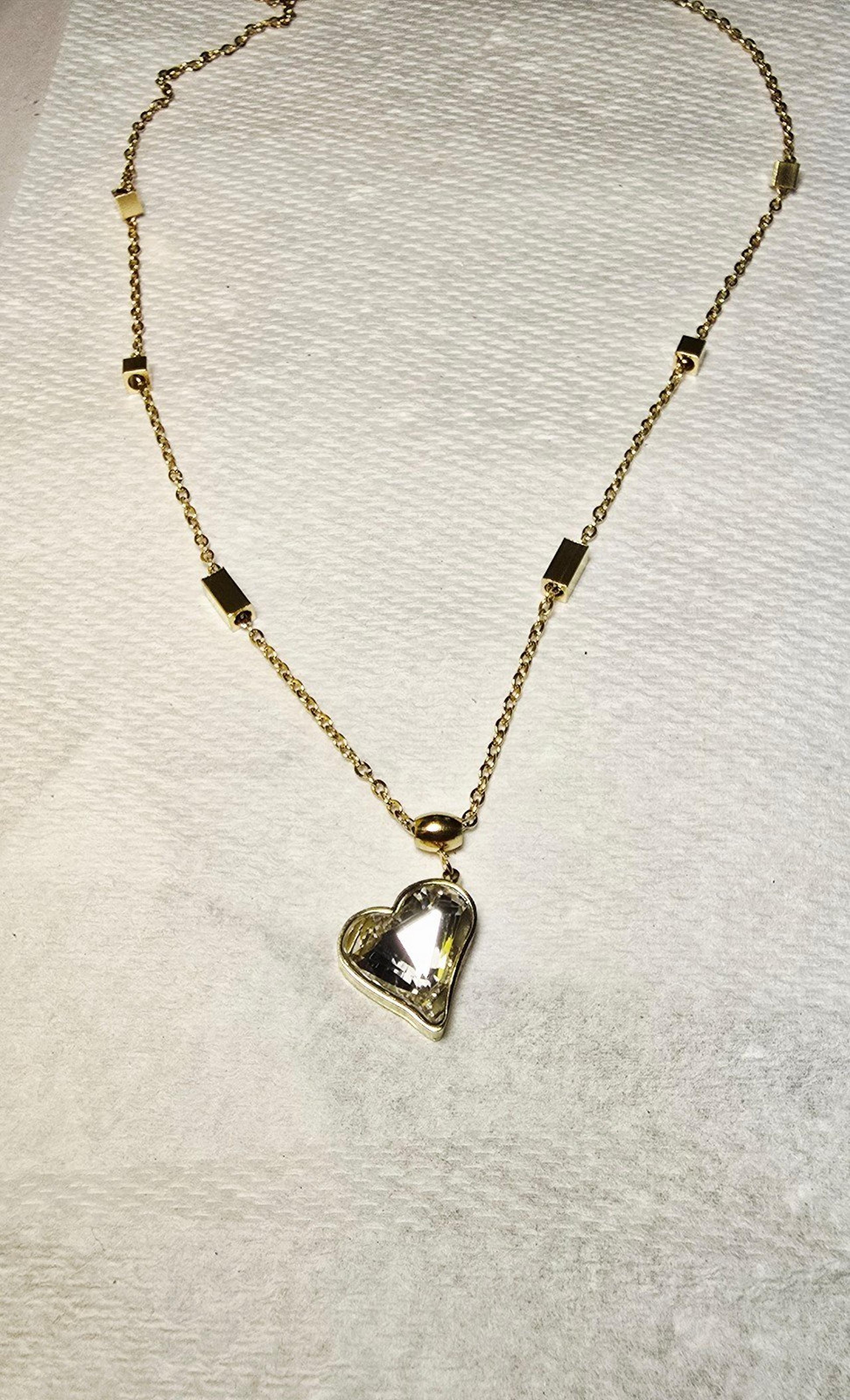 316 S steel Heart Necklace