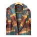 Rachel Zoe Wool Blend Retro Plaid Coat Sz M