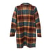 Rachel Zoe Wool Blend Retro Plaid Coat Sz M