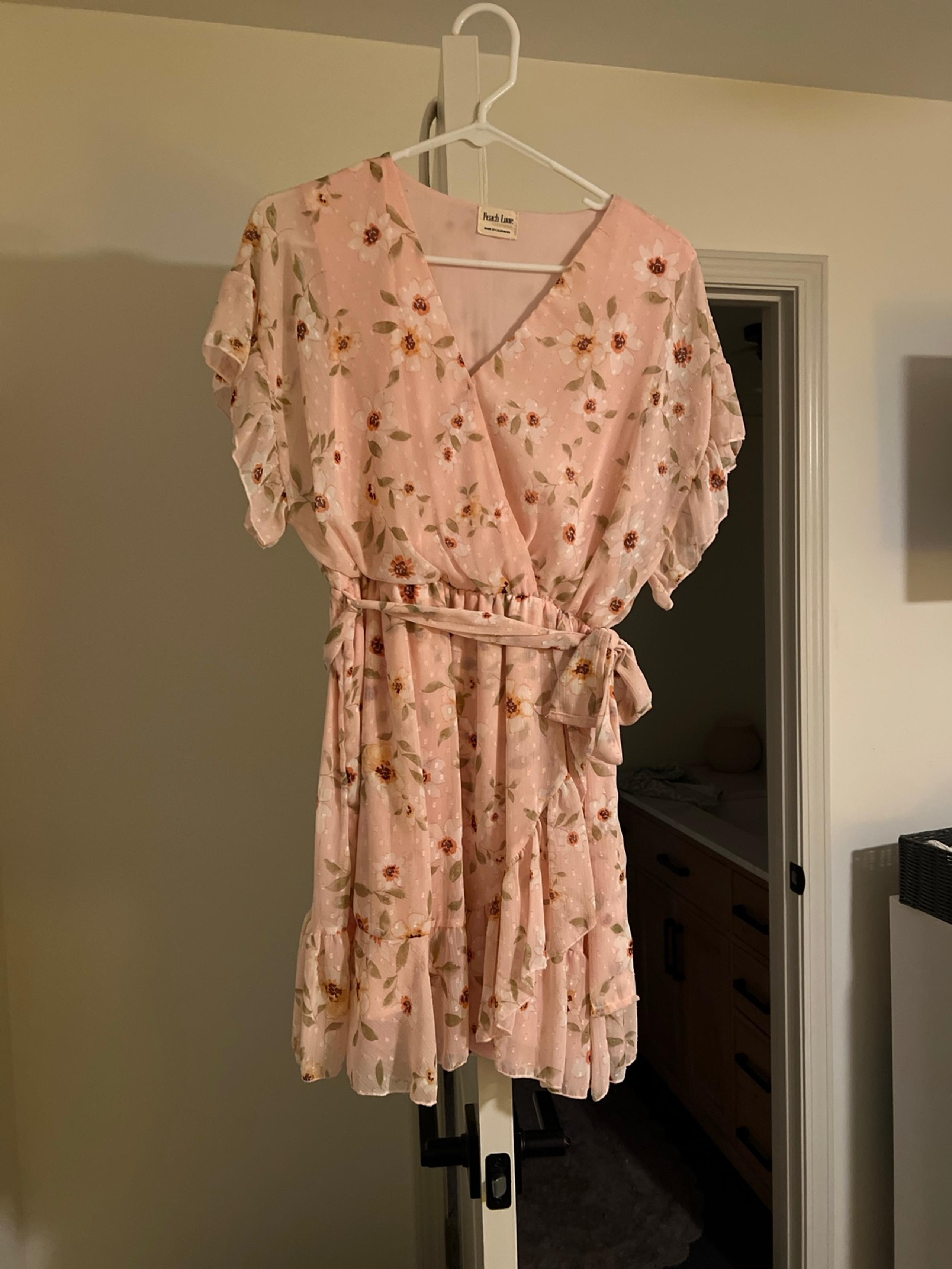 Peach love dress