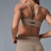 ALO YOGA Airlift Intrigue Bra Sz L In Gravel