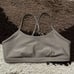 ALO YOGA Airlift Intrigue Bra Sz L In Gravel