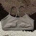 ALO YOGA Airlift Intrigue Bra Sz L In Gravel