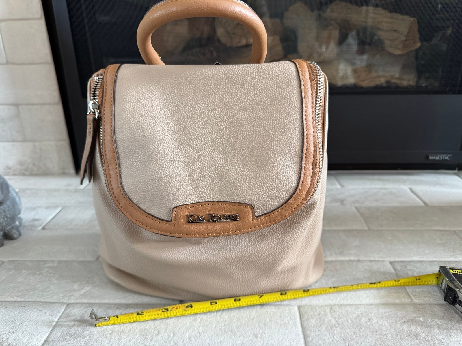 Kim Rogers back pack