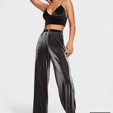 VICTORIA'S SECRET Velvet Cami & Shimmer Knit Pants Pajama Set