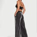VICTORIA'S SECRET Velvet Cami & Shimmer Knit Pants Pajama Set