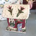 Heather Goldminc Blue Sky Clayworks Cuddle Bear Cottage Tealight Candle House