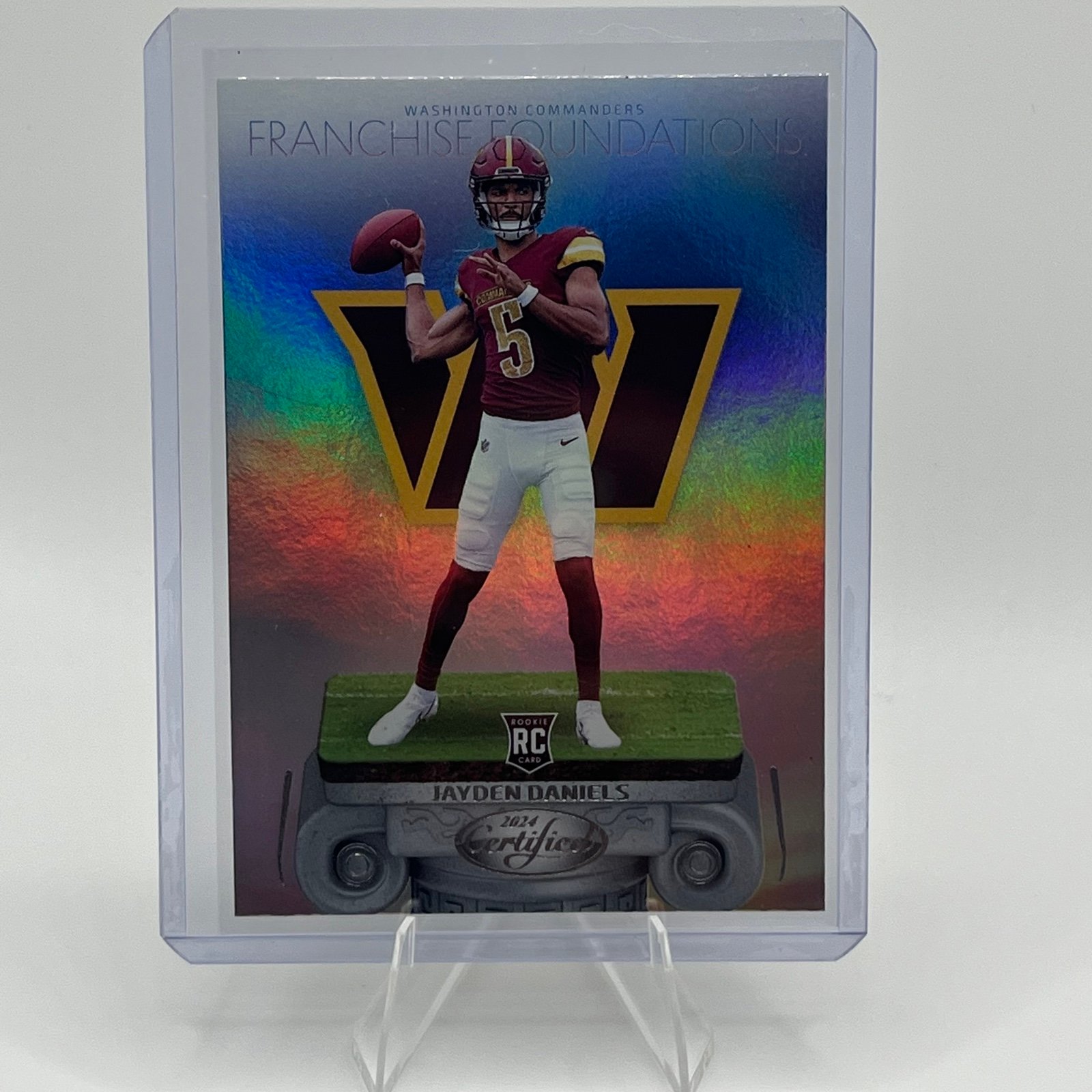 2024 Panini Certified Jayden Daniels Franchise Foundations RC #6 MINT!