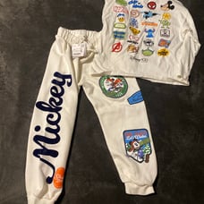 Zara Mickey Winter Sweatpants & Tee