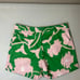 Jade Melody Tam Side Rounded Shorts In Blush Garden Size 8