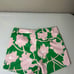 Jade Melody Tam Side Rounded Shorts In Blush Garden Size 8