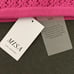 NWT Misa Los Angeles Bright Pink Crochet Bra Top