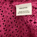 NWT Misa Los Angeles Bright Pink Crochet Bra Top