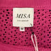 NWT Misa Los Angeles Bright Pink Crochet Bra Top