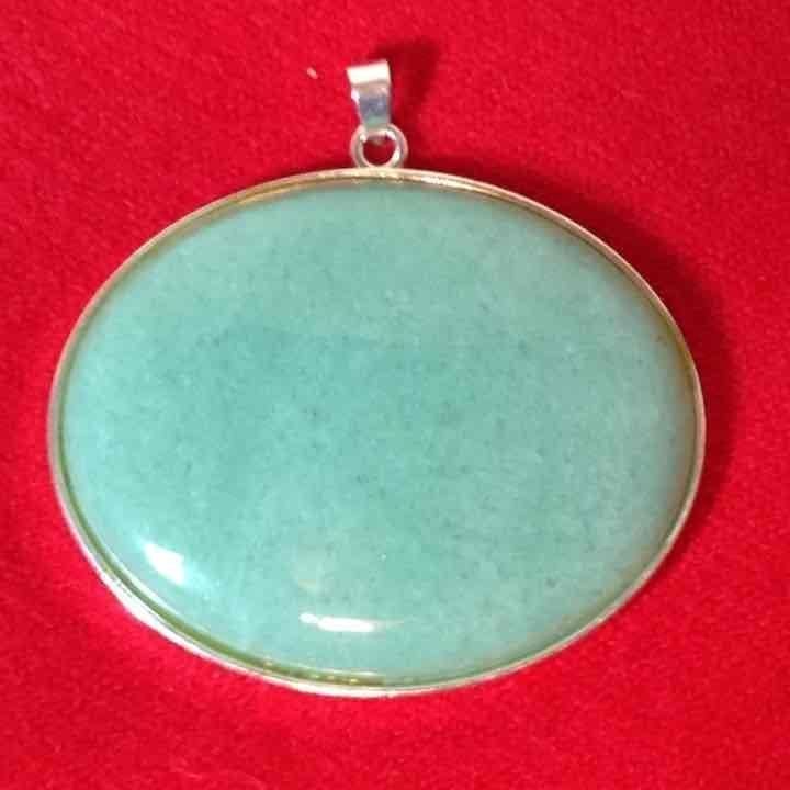 Jadeite Silver Pendant. 2314
