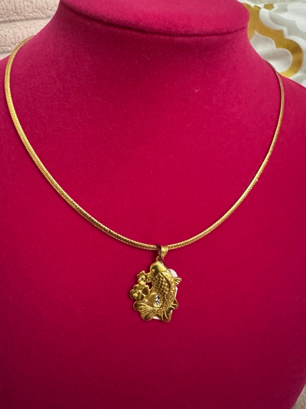 Necklace 18k Saudi gold