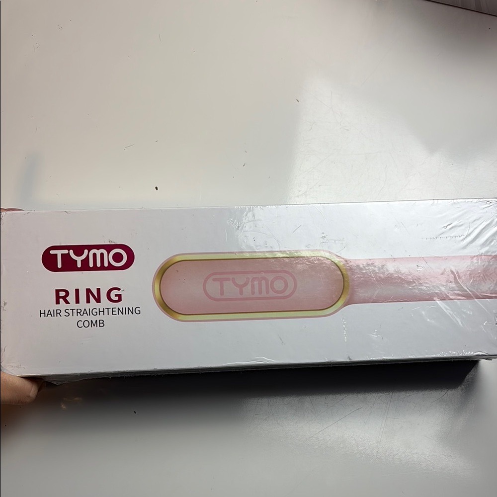 TYMO Pink Ring Hair Straightener Brush