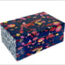 Trina Turk Jewelry Box Decorative Blue Bird Floral