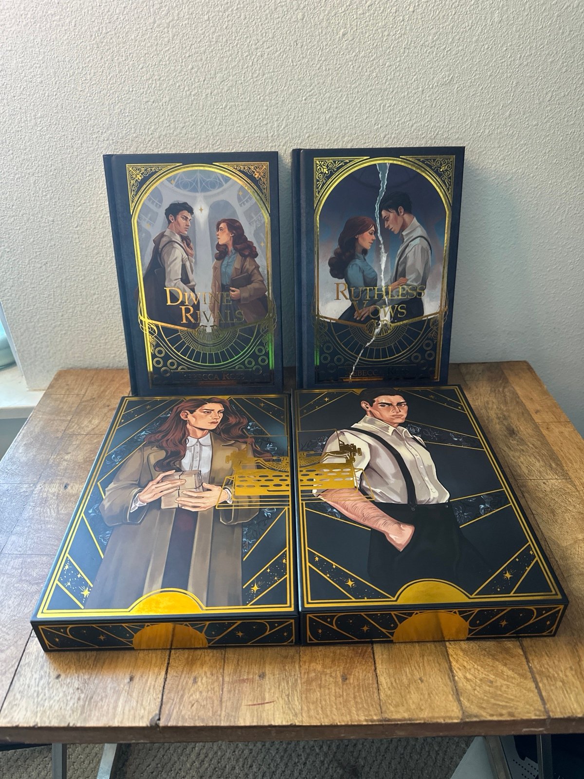 Bookish Box Exclusive Letters of Enchantment Duology SIGNED Rebecca Ross