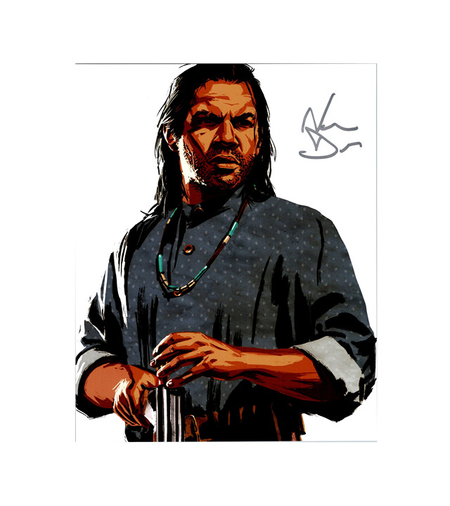 Noshir Dalal Signed Autographed Red Dead Redemption 2 Charles 8x10 Photo