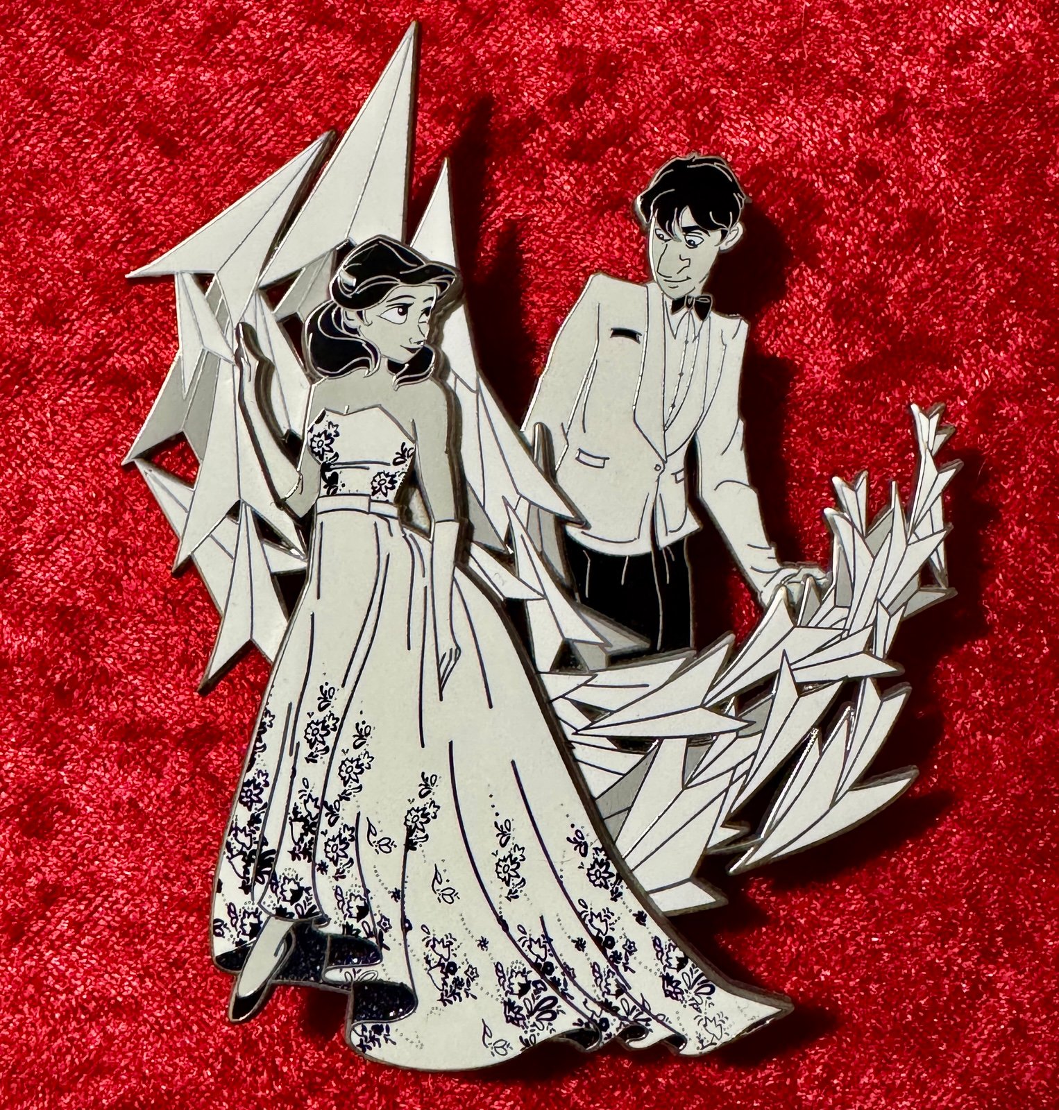 Paperman Meg & George Wedding Fantasy Pin