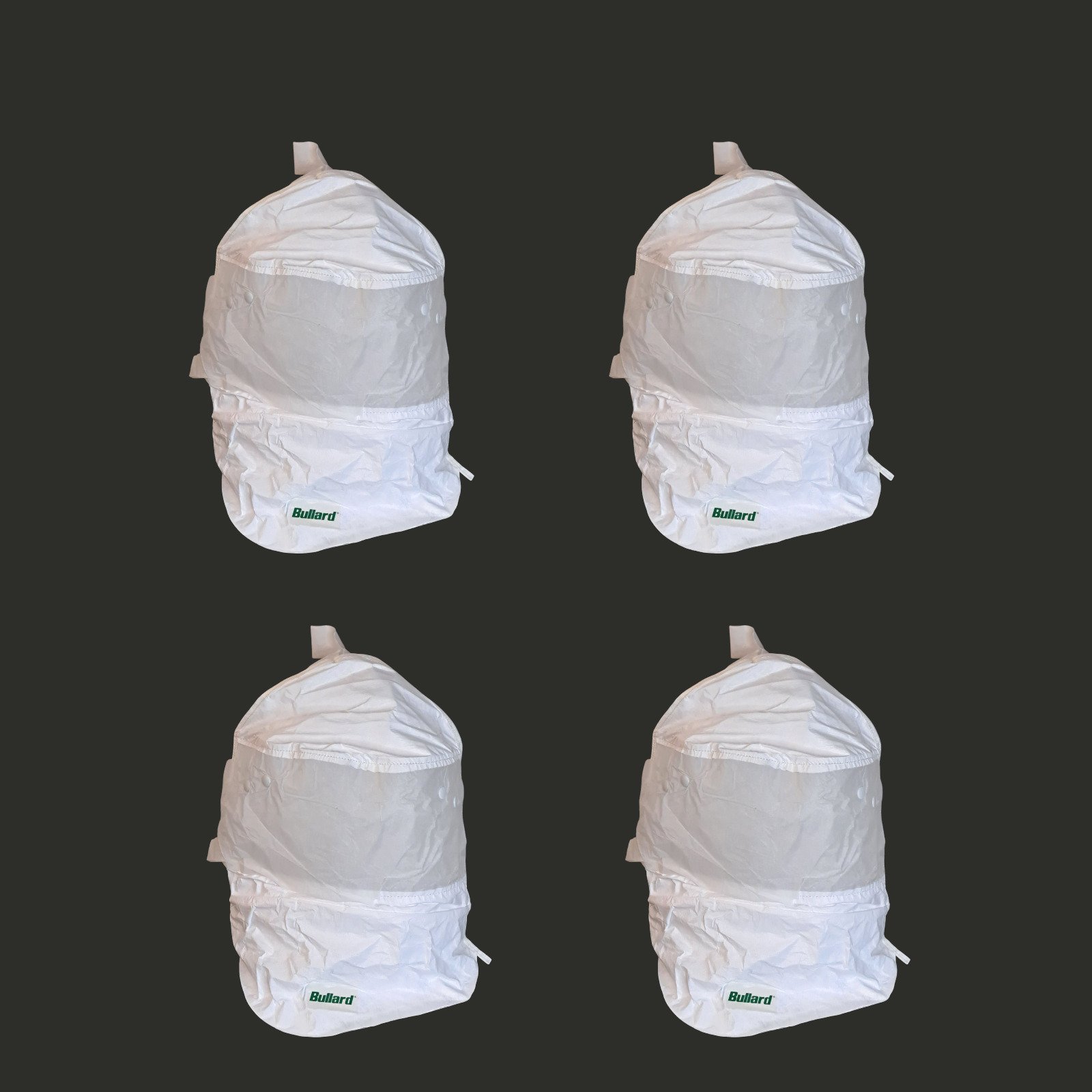 NEW Bullard 20TJ CC20 Dupont Tychem 2000 Single Bib Respirator Hood Lot of 4