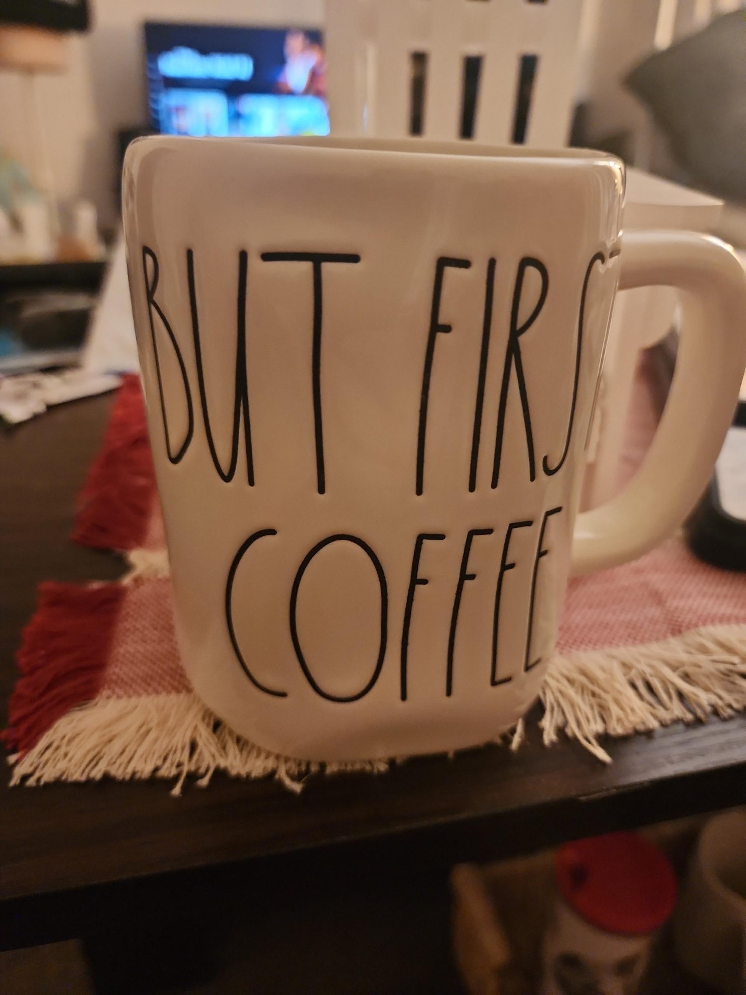 Rae Dunn Artisan Collection “BUT FIRST, COFFEE” Coffee/Tea/Coco Mug/Cup