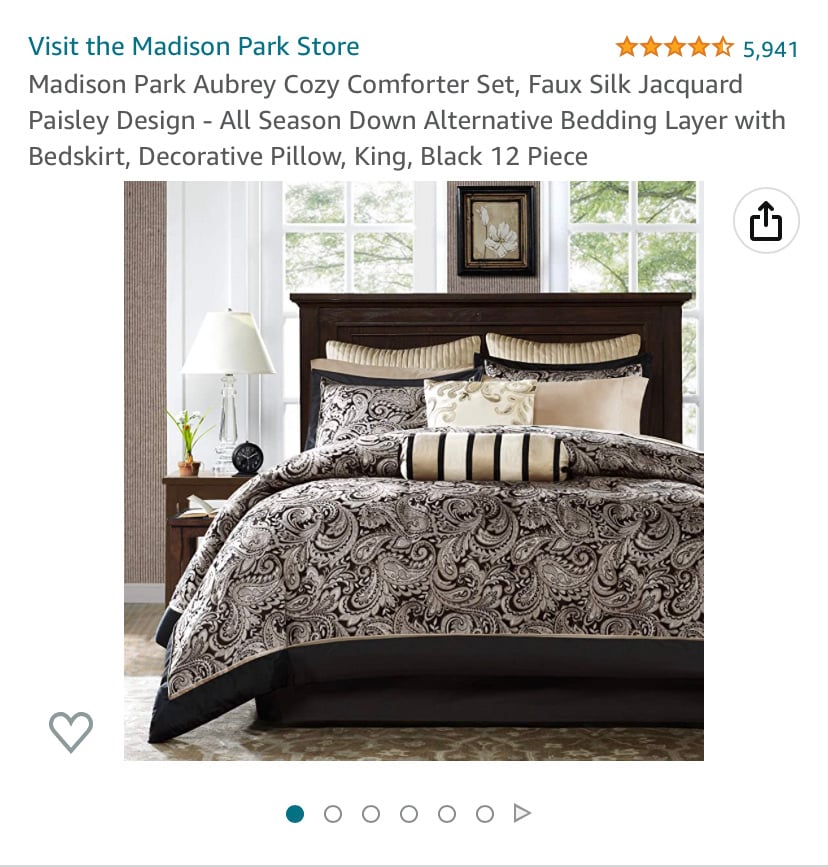 Queen comforter set