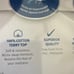 Sure guard mattress en casement/protector queen size cotton terry