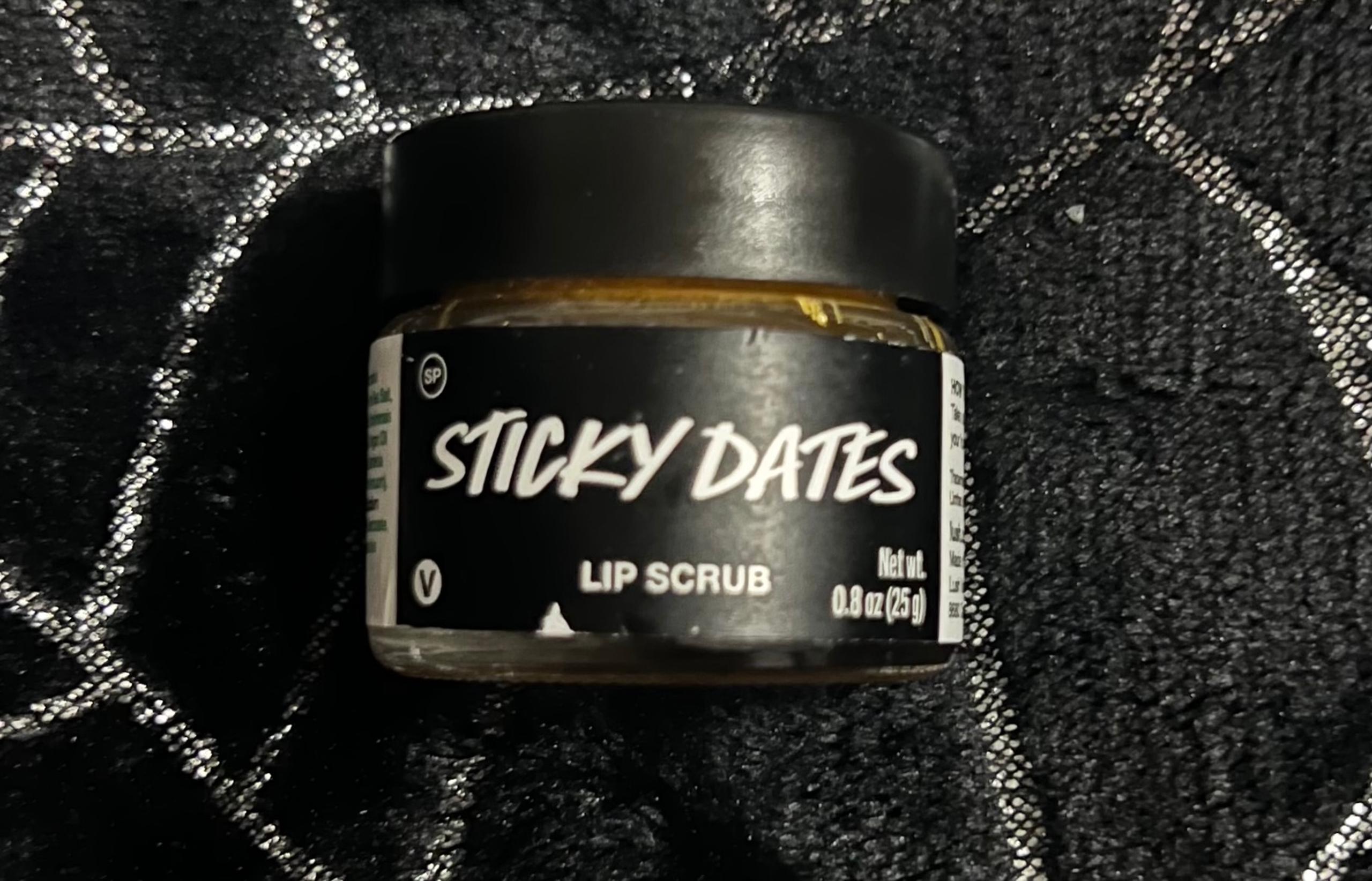 Lush Cosmetics Sticky Dates Lip Scrub 0.8oz/25g
