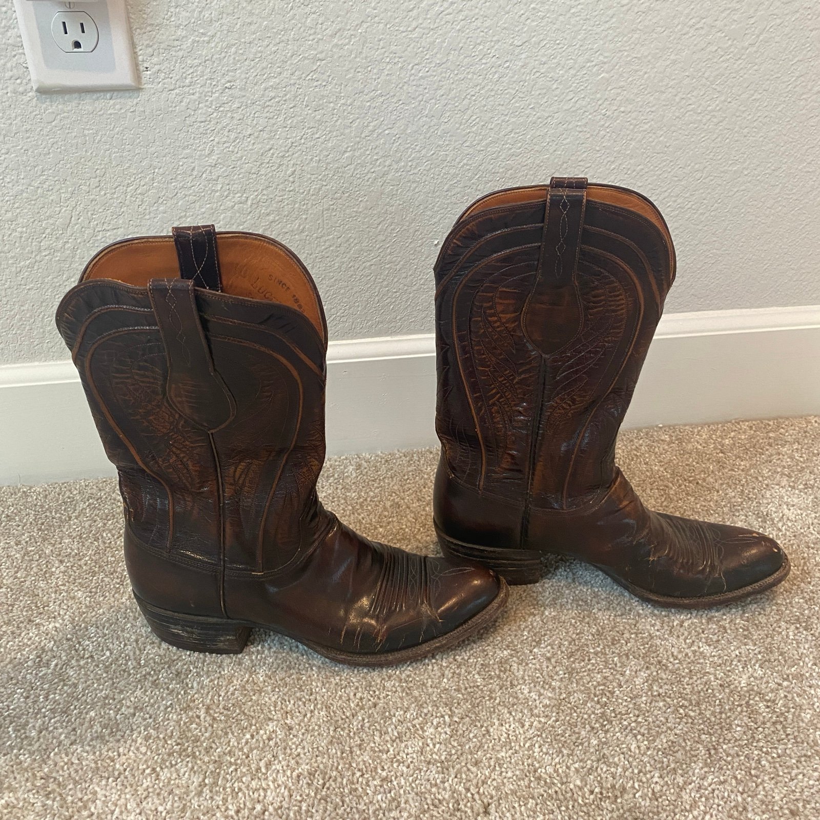 Lucchese Men’s Western Boots Size 9.5B