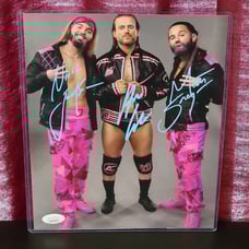 AEW Young Bucks / Adam Cole Signed 8X10