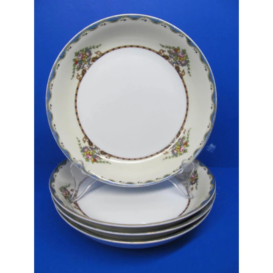Noritake M Set Of 4 Mariana Coupe Soup Bowls In Very Good Condition