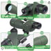 25X-75X MAGNIFICATION: Easy to zoom in with variable 25x to 75x magnification a