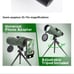 25X-75X MAGNIFICATION: Easy to zoom in with variable 25x to 75x magnification a