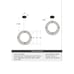 Modern Black Chandelier, Round Chandeliers LED Pendant Light