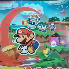 Nintendo Paper Mario Color Splash Poster Wii U Promo NM