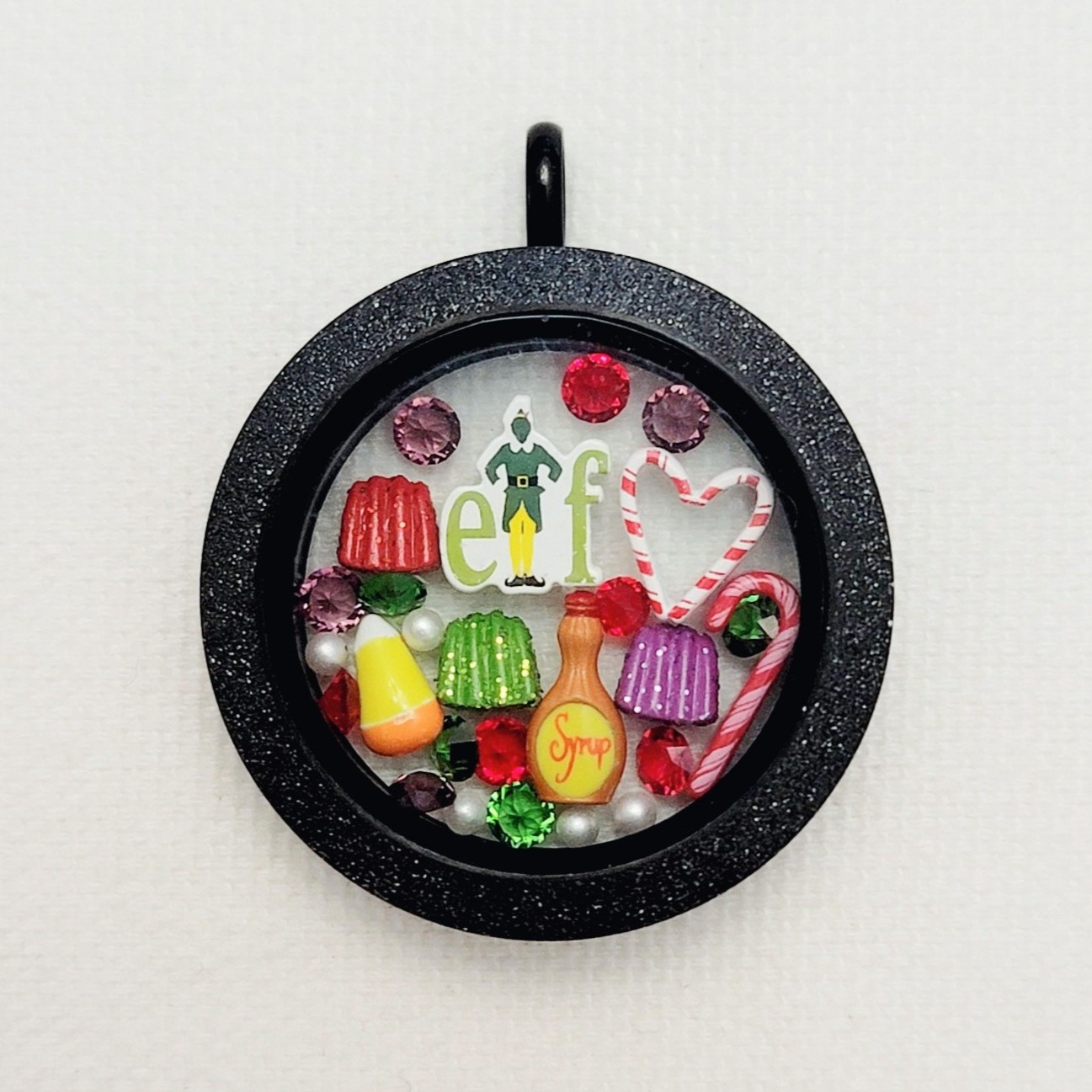 Christmas Movie Elf The Four Main Food Groups Locket