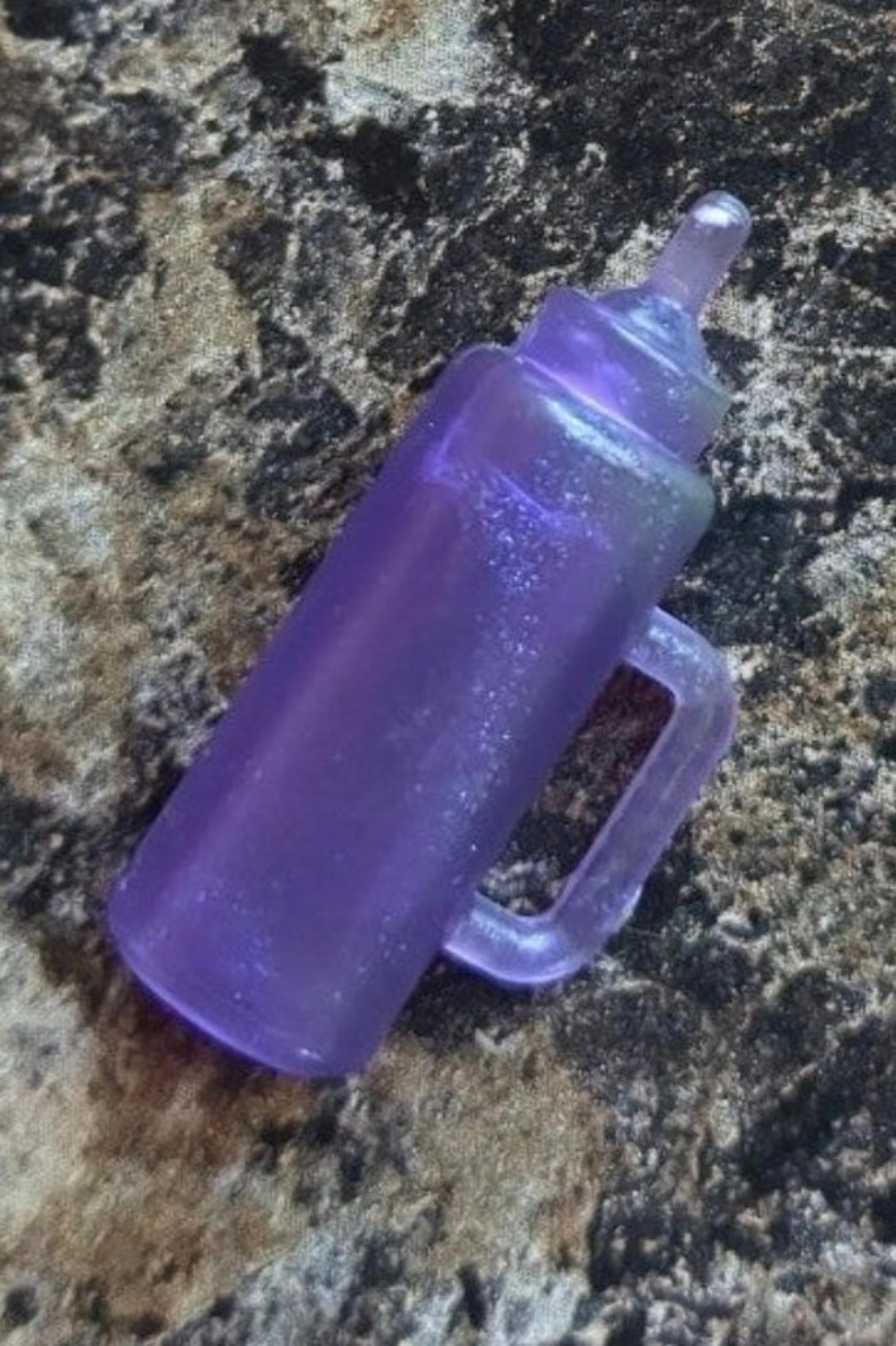 Mattel Barbie Fashion Doll Accessories Baby Bottle PURPLE