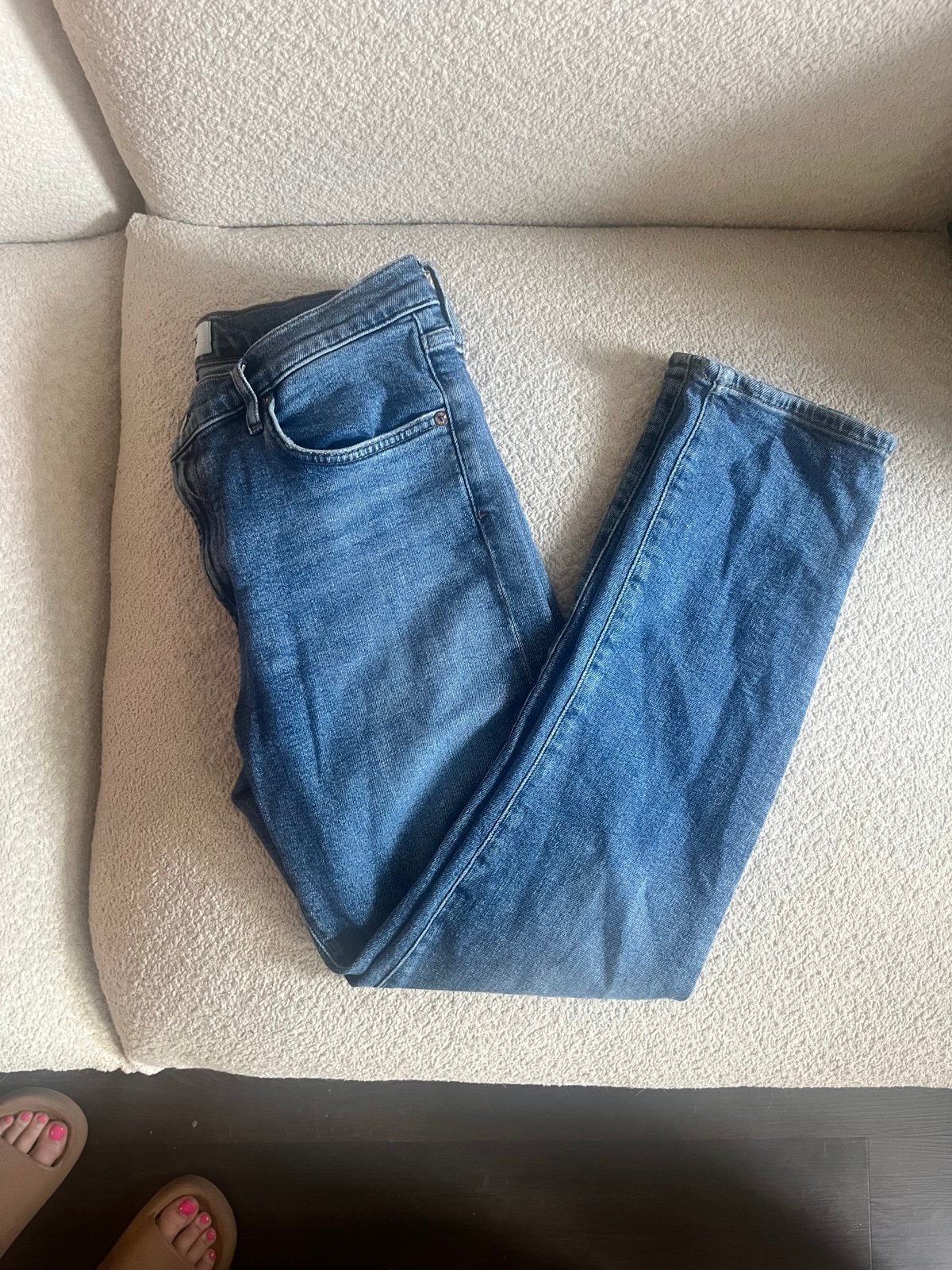 AGOLDE Mid-Rise Ankle Jeans